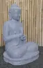 Product image 7 of the product “Seated Buddha, position Dharmachakra, 66 x 51 x 95 cm, riverstone grey ”